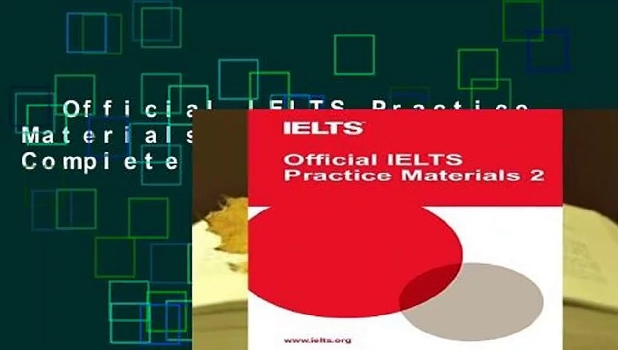 Official IELTS Practice Materials 2 with DVD Complete