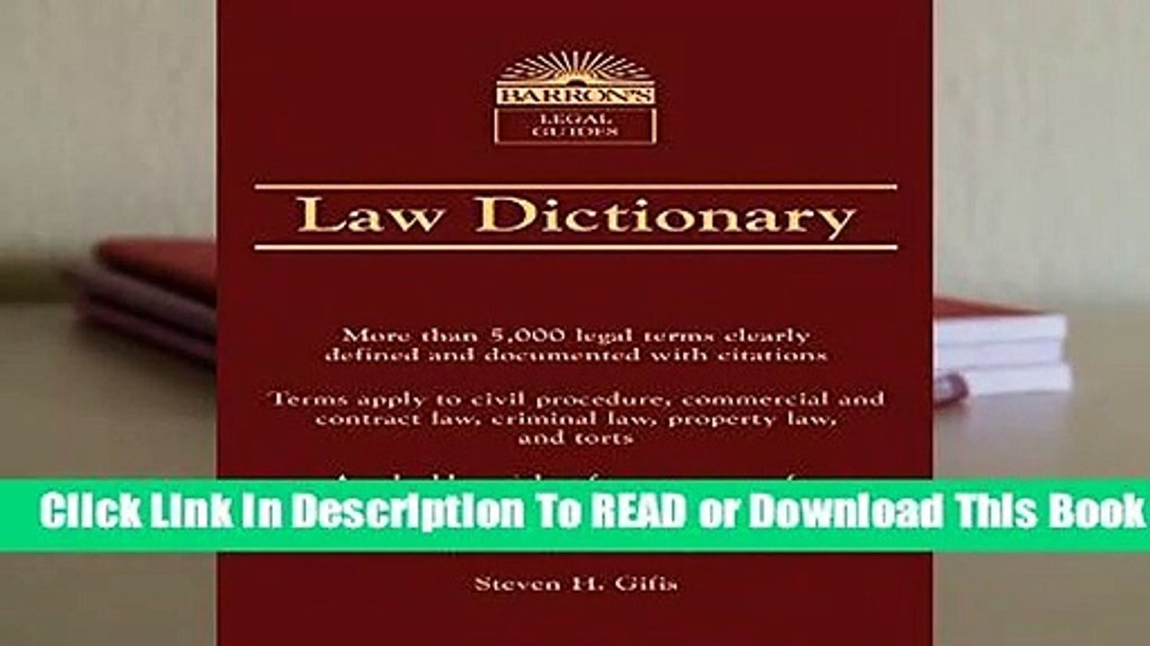 Barron s Law Dictionary Best Sellers Rank 2 video Dailymotion