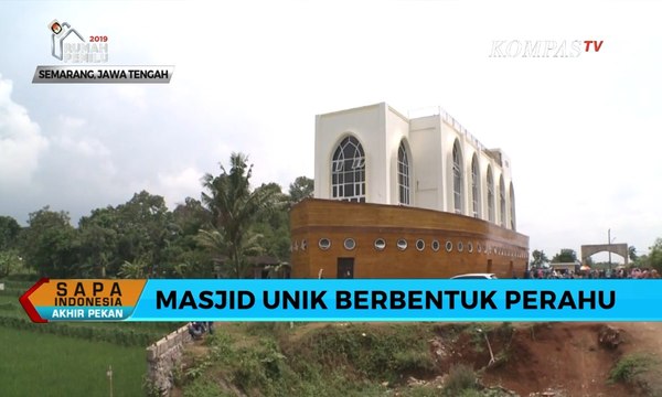Unik! Masjid Berbentuk Perahu di Semarang