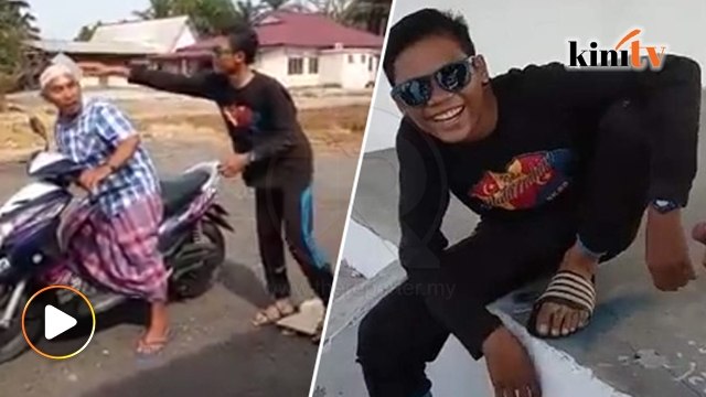 Remaja kurang ajar dengan pakcik walau bulan Ramadan