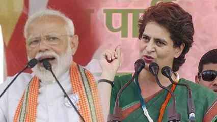 Priyanka Gandhi ने PM Modi को बताया Congress ने 70 सालों में क्या किया ? | वनइंडिया हिंदी