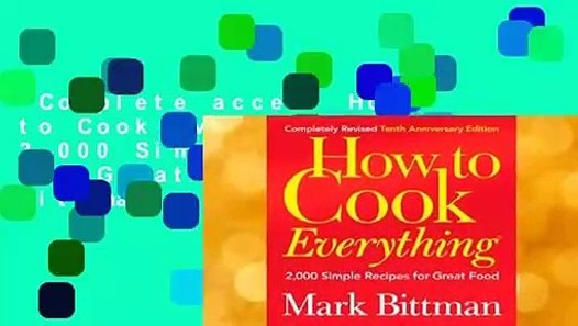 View Book How To Cook Everything: Simple Recipes For Great Food PNG