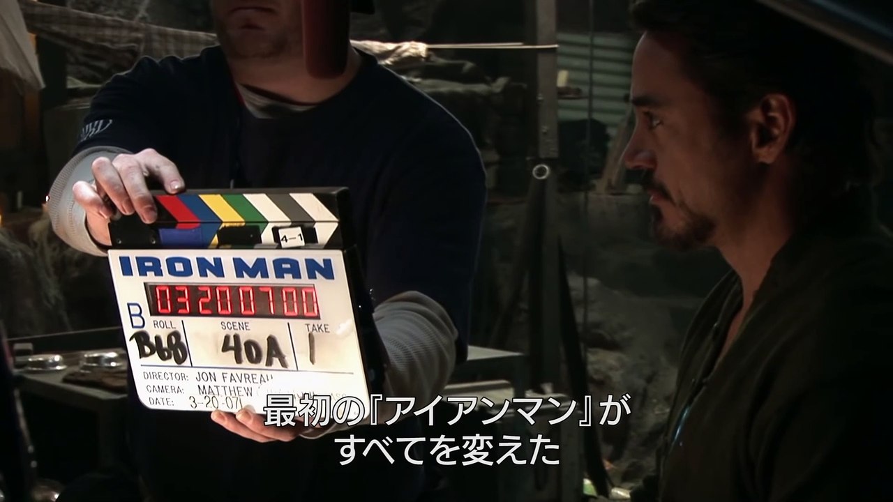 「アベンジャーズ／エンドゲーム」 アイアンマン役：ロバート・ダウニーJr.より