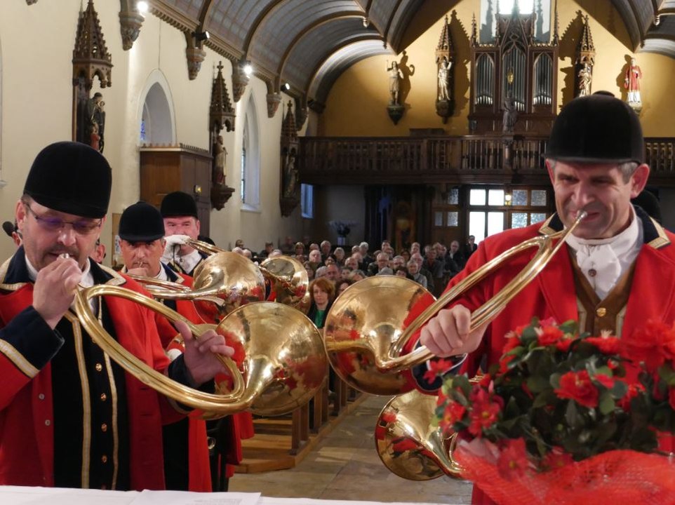 Le chant final du concert de trompes de chasse du Débuché de Bourgogne