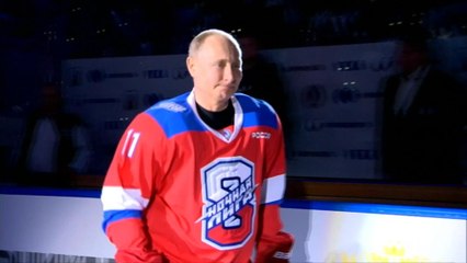 Russian President Putin scores eight goals in exhibition match