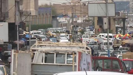 شوارع بغداد تعاني من اختناق مروري