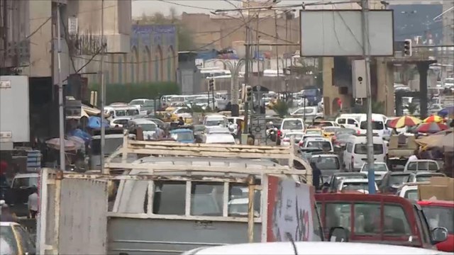 شوارع بغداد تعاني من اختناق مروري