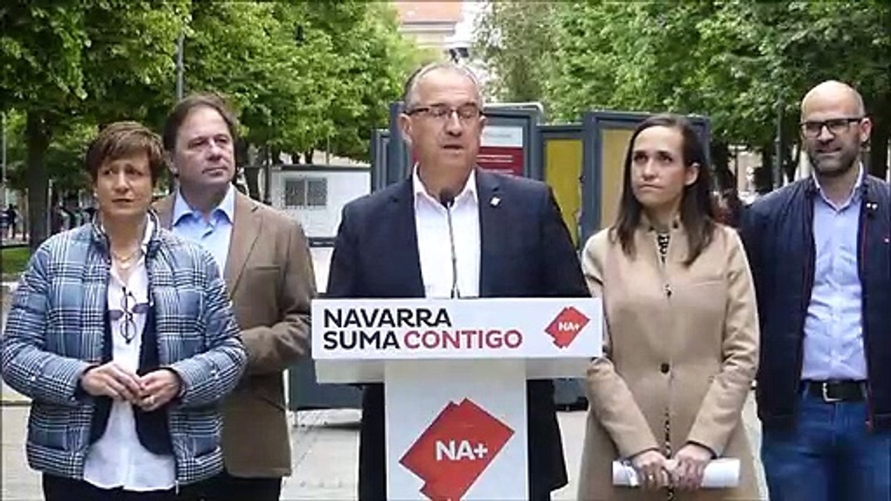 Intervención de Enrique Maya en el paseo de Sarasate de Pamplona