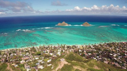 ドローン空撮 オアフ島 ピルボックス HAWAII OAHU ISLAND Pillbox Hike with DJI MAVIC2 PRO