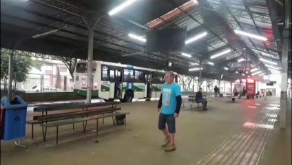 Terminal Sul tem diversos danos provocados por vândalos