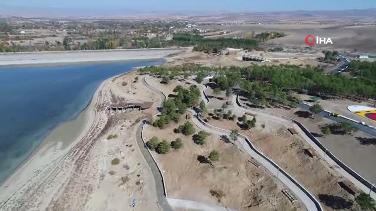 Cip Barajı'nın Yağışlı Geçen Kış Mevsimi Sonrası Yüzleri Güldüren Görüntüsü Havadan Görüntülendi