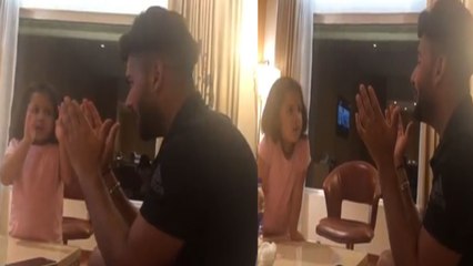 IPL 2019: Rishabh Pant Babysitting MS Dhoni’s daughter Ziva and takes hindi lessons | वनइंडिया हिंदी