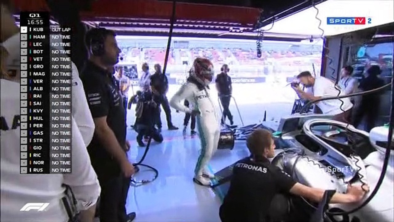 Q1 - Classificação GP da Espanha 2019 de Fórmula 1 (Sportv 2)