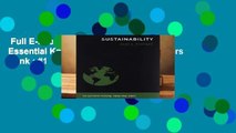 Full E-book  Sustainability (MIT Press Essential Knowledge series)  Best Sellers Rank : #1
