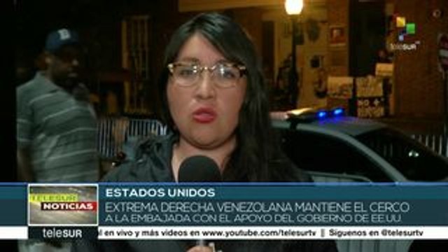 EEUU: activistas mantienen vigilia en defensa de la embajada de Vzla.