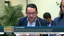 Colombia: org. exigen reparación para víctimas de despojo de tierras