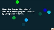 About For Books  Narrative of the Life of Frede (Signet Classics) by Douglass Frederick