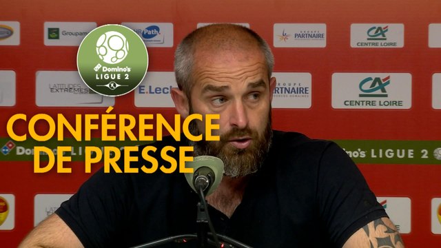 Conférence de presse US Orléans - AS Béziers (0-0) : Didier OLLE-NICOLLE (USO) - Mathieu CHABERT (ASB) - 2018/2019