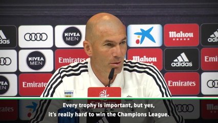 下载视频: Real proud of Champions League wins, especially after this year's competition - Zidane