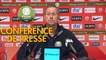 Conférence de presse AS Nancy Lorraine - FC Metz (1-0) : Alain PERRIN (ASNL) - Frédéric  ANTONETTI (FCM) - 2018/2019