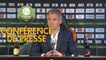 Conférence de presse FC Lorient - FC Sochaux-Montbéliard (0-0) : Mickaël LANDREAU (FCL) - Omar DAF (FCSM) - 2018/2019