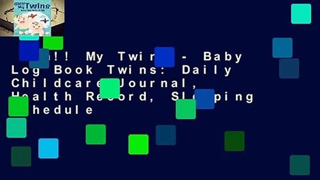 Oh!! My Twins - Baby Log Book Twins: Daily Childcare Journal, Health Record, Sleeping Schedule