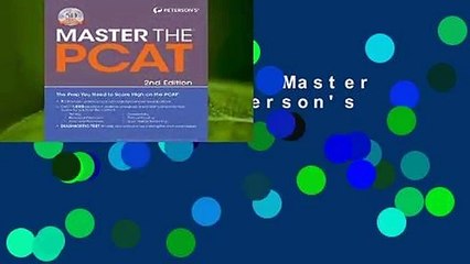 [NEW RELEASES]  Master the PCAT by Peterson's