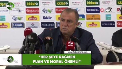 Fatih Terin: "Her şeye rağmen moral ve puan önemli"