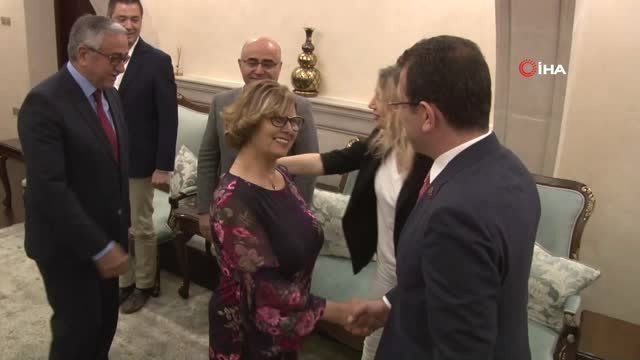 Cumhurbaşkanı Akıncı, İmamoğlu'nu Kabul Etti