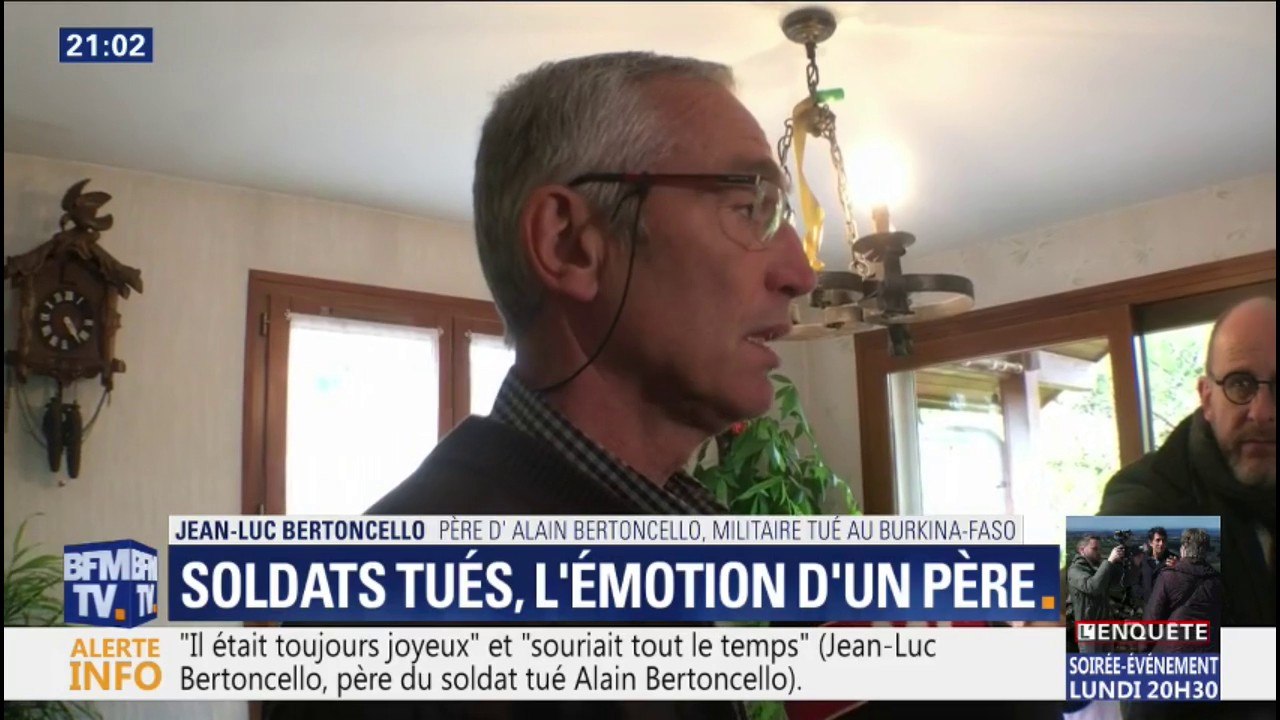 Un homme "joyeux et souriant": le père d'Alain Bertoncello rend hommage à son fils mort au Burkina Faso