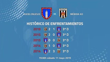 Pueblonuevo-Mérida AD Jornada 37 Tercera División 11-05-2019_19-00