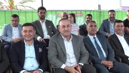 Çavuşoğlu, "Oceanman Açık Su Yüzme Yarışları"Nın Ödül Törenine Katıldı