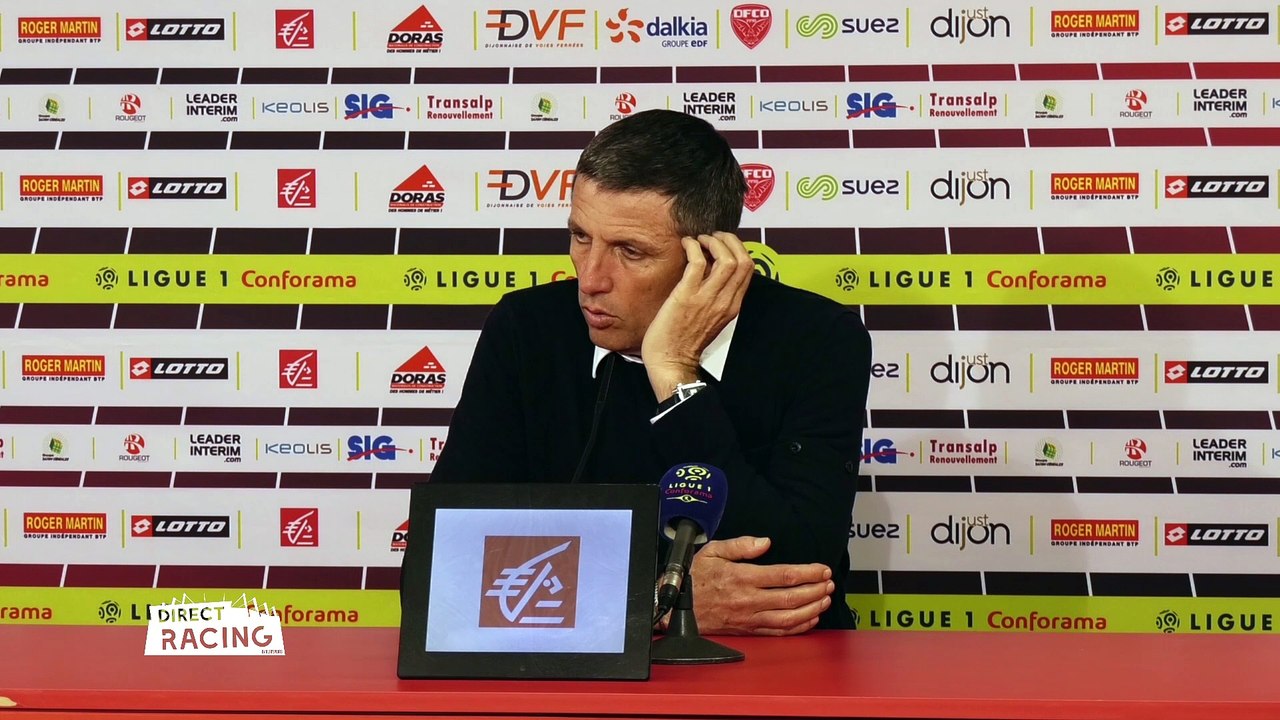 Thierry Laurey : "Je suis doublement déçu, on aurait dû prendre des points"