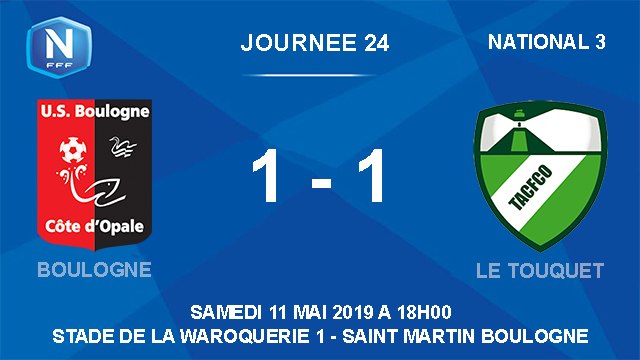 [NATIONAL 3] J 24 Résumé USBCO - Le Touquet