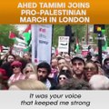 Ahed Tamimi Joins Pro-Palestinian March In London