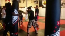 Muay thai bag work at the MMA gym | MMA | 2019 |