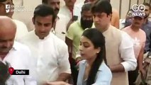 Lok Sabha Elections 2019 - Gautam Gambhir casts his vote