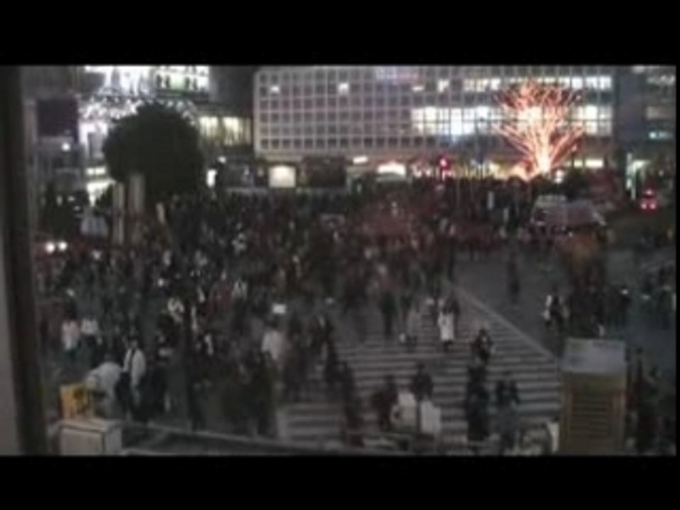 Tokyo piétons à shibuya