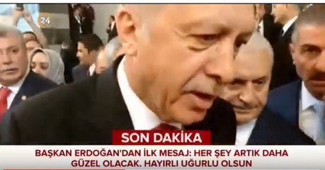 Erdoğan'ın "Her şey artık daha güzel olacak" videosu çıktı