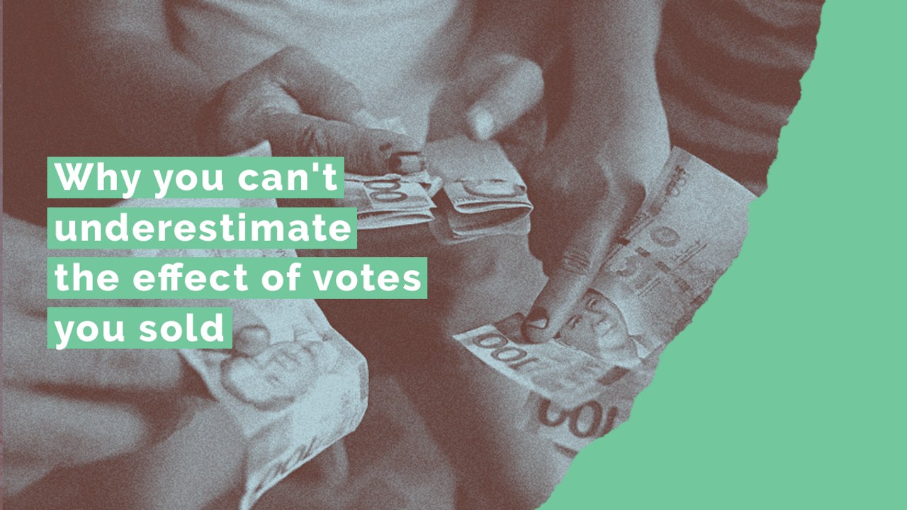 Why you can't underestimate the effect of votes you sold