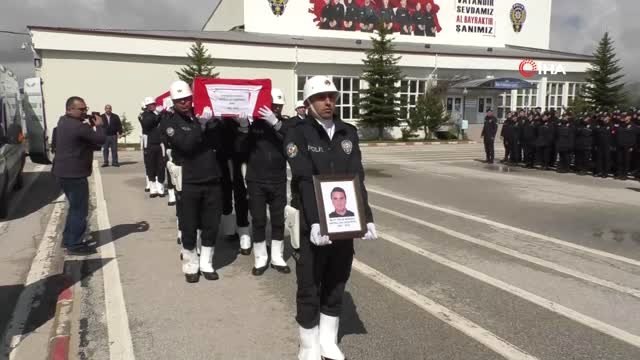 Kazada Şehit Olan Polis Memurları Memleketlerine Uğurlandı