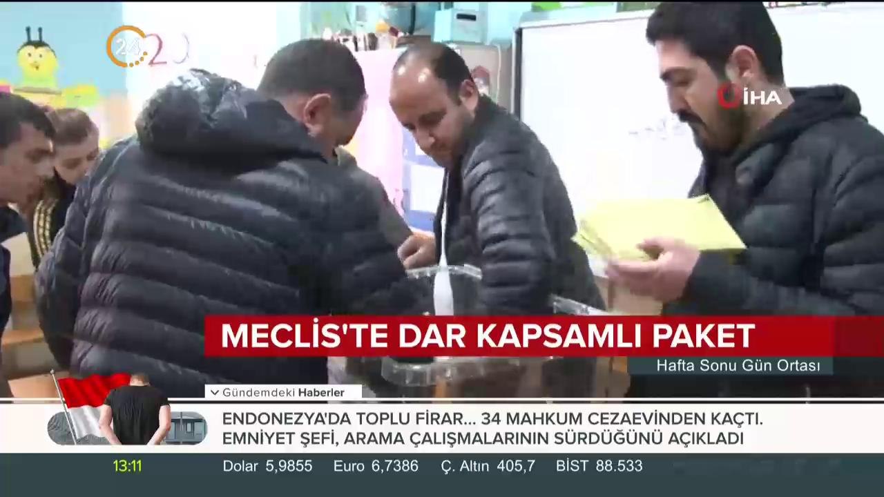 Meclis'te dar kapsamlı paket