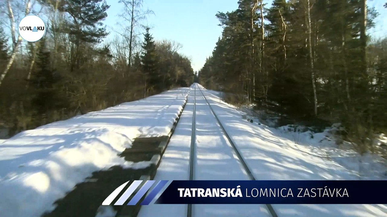 UNIKÁTNY VLAKOVÝ VIDEOPROJEKT: Trať Tatranská Lomnica - Studený Potok
