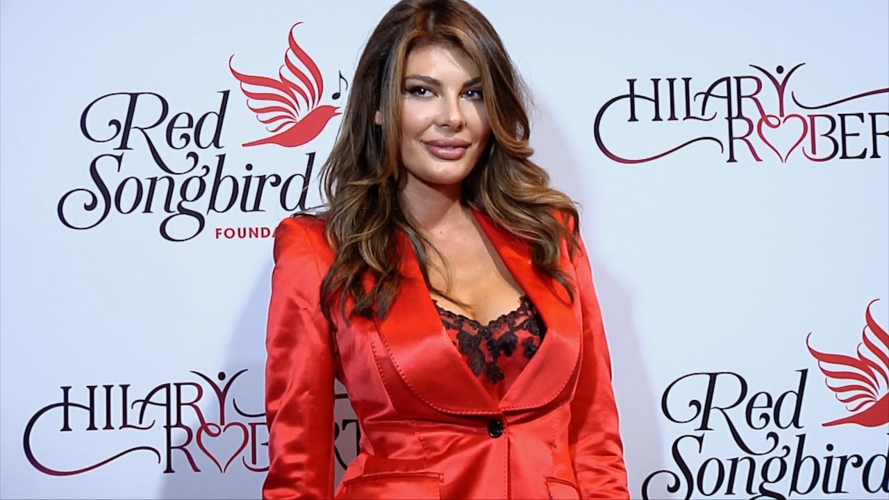 Angela Martini "The Red Songbird Foundation" Launch Red Carpet