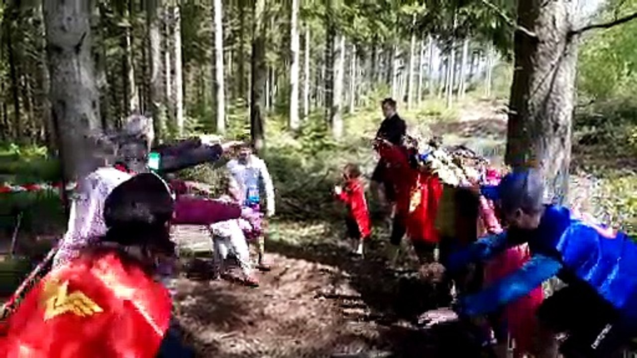 Vosges : le trail des familles à Pouxeux