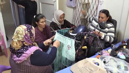 Engelliler İŞKUR sayesinde 'makrome' öğreniyor - AFYONKARAHİSAR