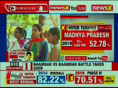 Lok Sabha Elections 2019 Phase 6: 45.24% Voter turnout in Delhi till 4pm