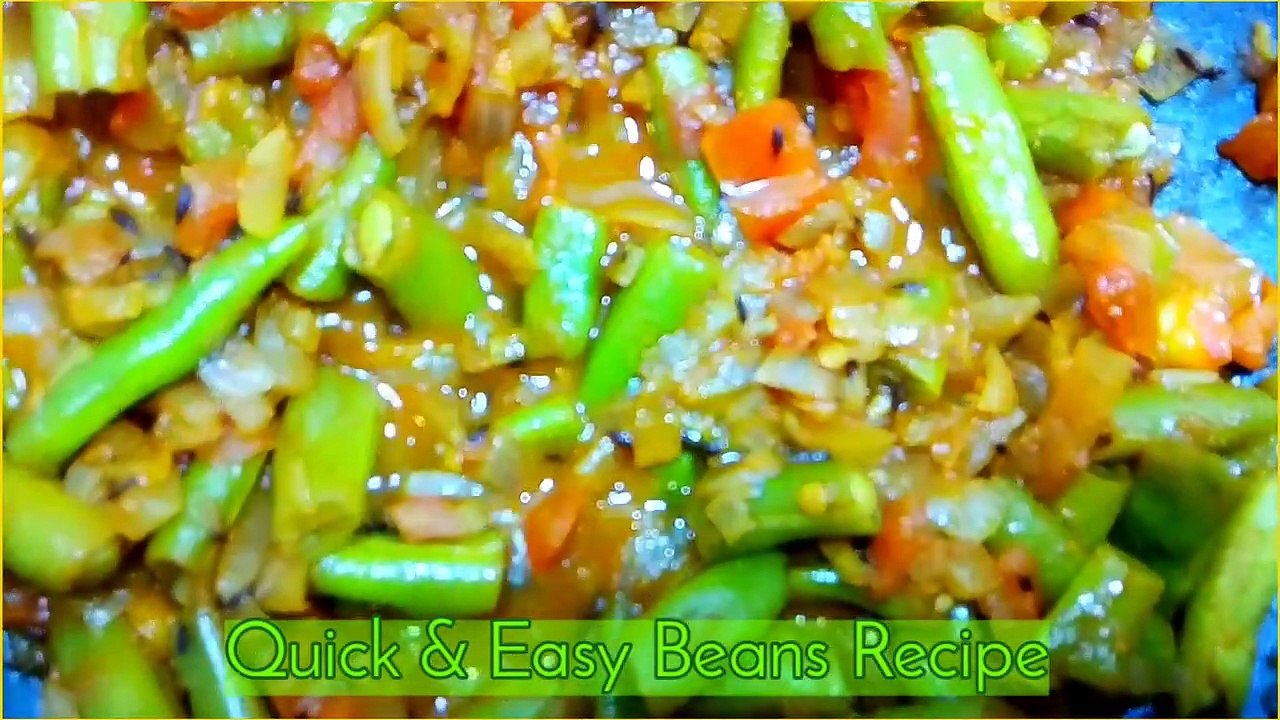 Beans Onion Tomato Recipe | Beans Ki Sabzi | Beans Kootu | QuickandEasyRecipe