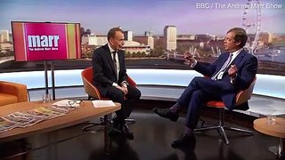 Youre in denial the BBC is in denial tempers flare between Nigel Farage and Andrew Marr  Daily Mail Online