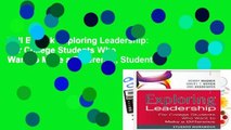 Full E-book Exploring Leadership: For College Students Who Want to Make a Difference, Student